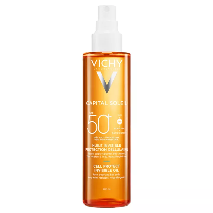 Vichy Capital Soleil Spf50+ Invisible Cellular Oil 200 ml