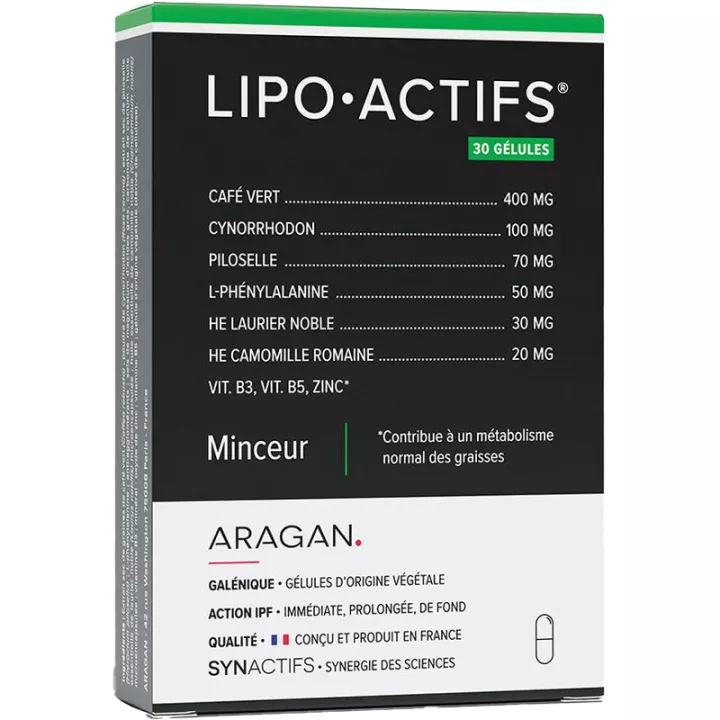 Synactifs LipoActifs Minceur 30 capsules