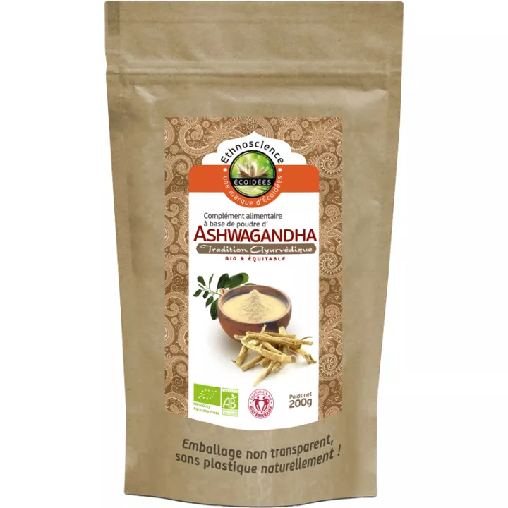 Ecoidées Organic Fair Trade Ashwagandha Anti Age 200 g