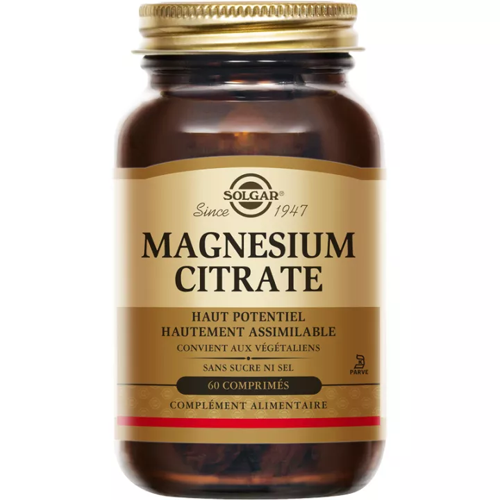 Solgar Magnesium Citrate 60 Tabletten