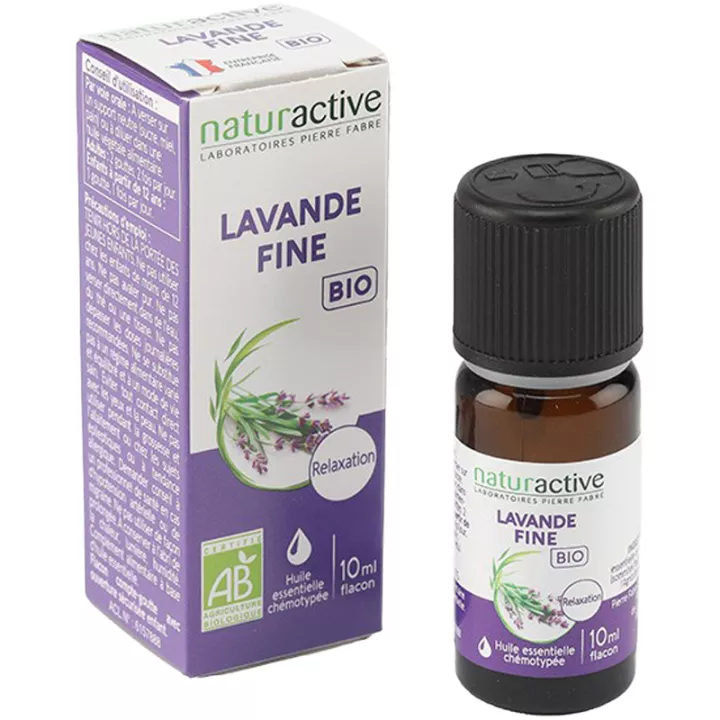 Olio essenziale di Chemotyped organico naturale Naturactive LAVENDER FINE 10ml