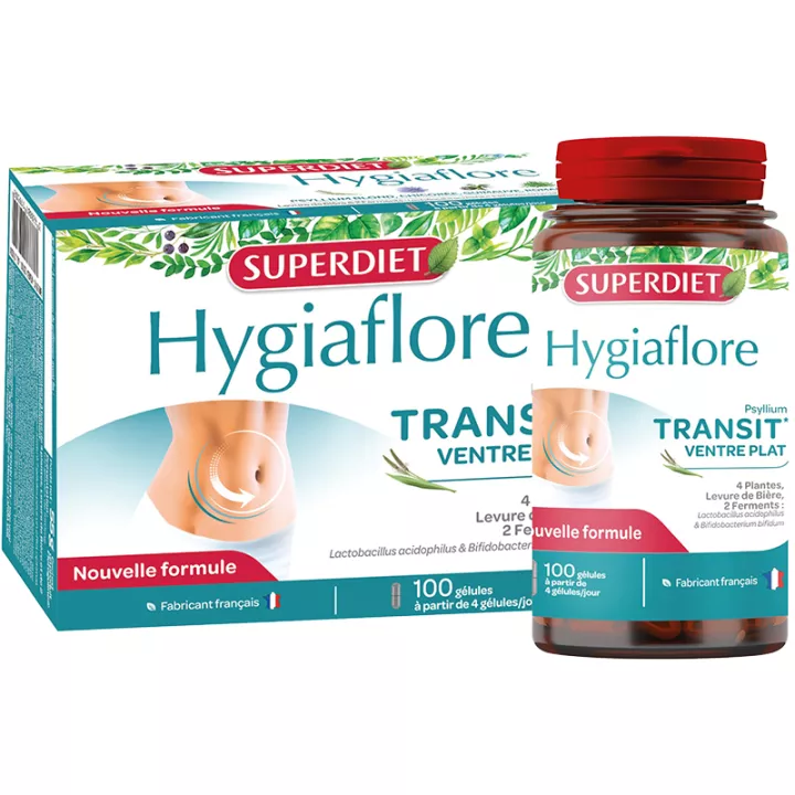 Superdiet Hygiaflore Transit Ventre Plat 100 капсул