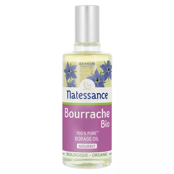 Natessance Huile de Bourrache Bio Nourrit 50 ml