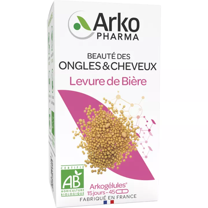 Arkogélules Yeast Beer Nail and Hair Beauty organic