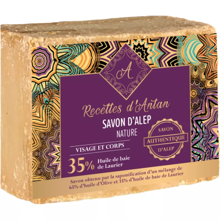 Sicobel Savon d'Alep Nature Recettes d'Antan 35% 200g