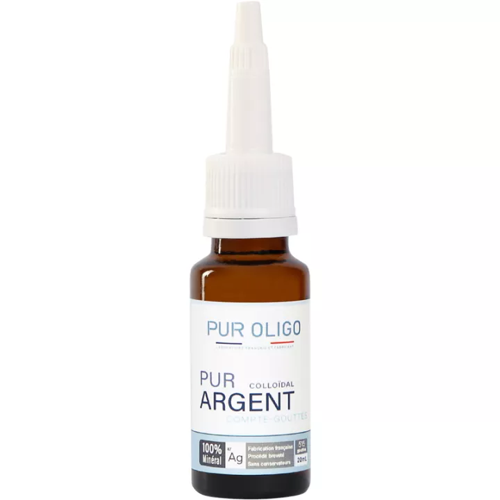 PurOligo Pur Argent Colloïdal Pour les Yeux 20 ml