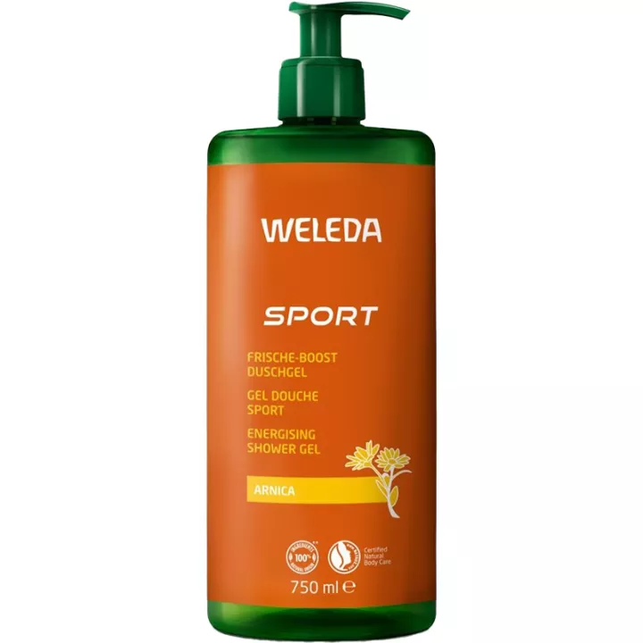 Gel de duche desportivo orgânico Weleda Arnica