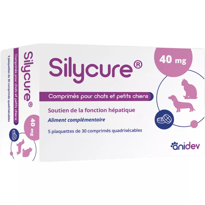 Silycure Função Hepática Cão & Gato comprimidos