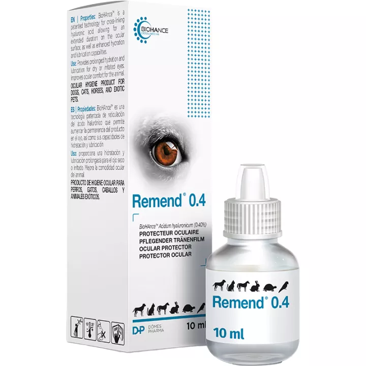 Remend Eye Protector Dog Cat & NAC Gotas oculares Domes pharma