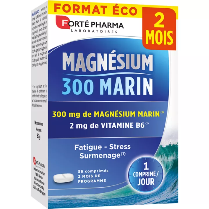 Forté Mag 300 Marin Magnesio Vitamina B6 56 comprimidos