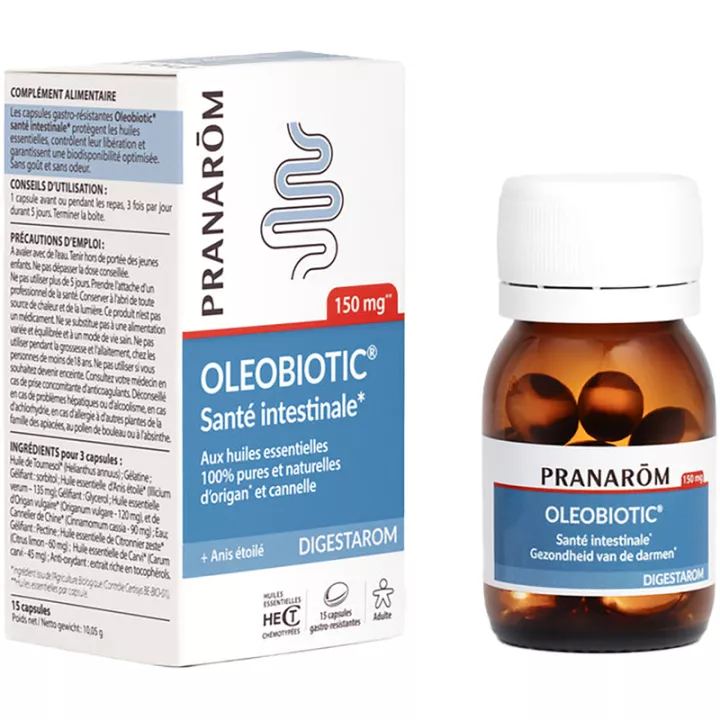 Pranarom Oleobiotic Darmgesundheit 15 Kapseln