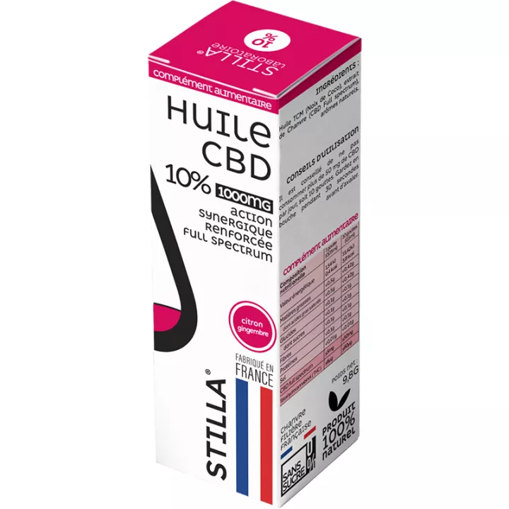 Stilla Huile CBD Lemon Ginger 