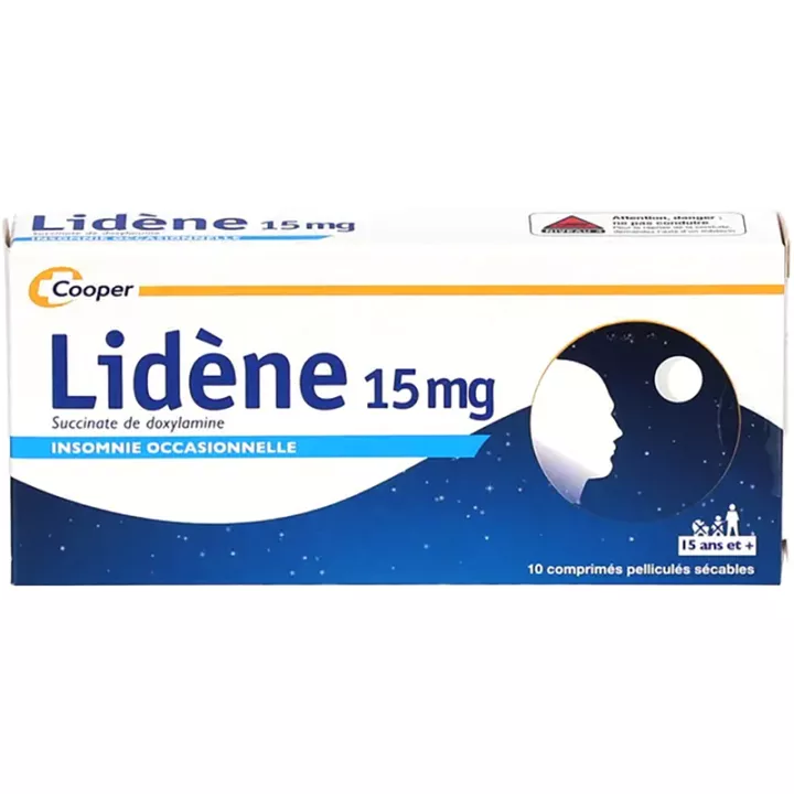 Lidene 15mg Doxilamina 10 comprimidos divisíveis