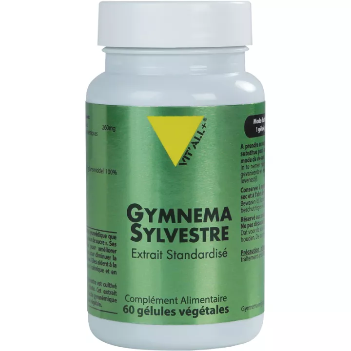 Vitall+ Gymnema Sylvestre 60 gélules végétales