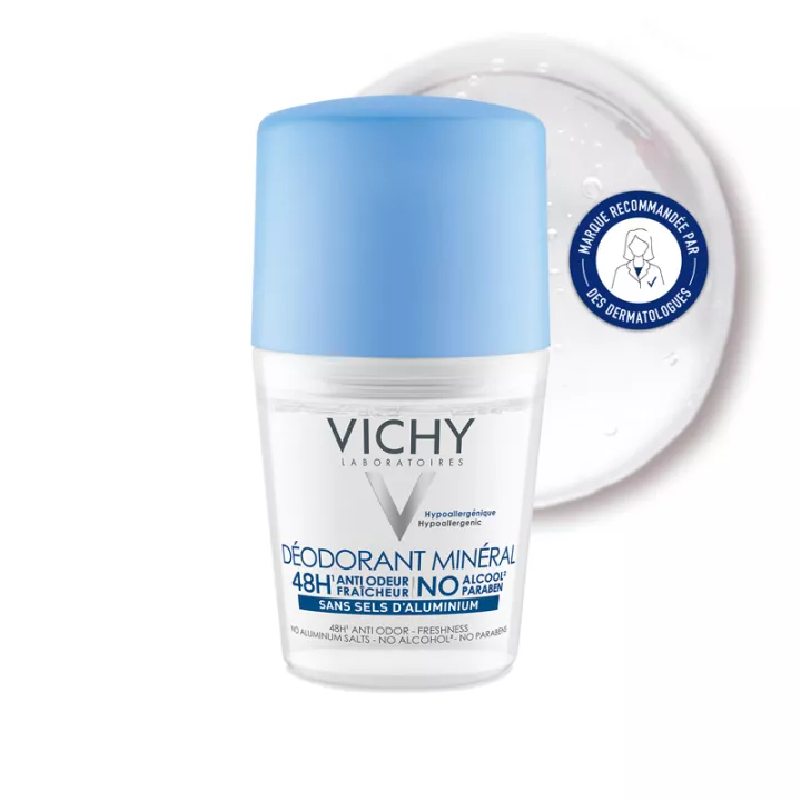 Vichy Mineral Deodorant Ohne Aluminiumsalz 48h Roll-On 50 ml