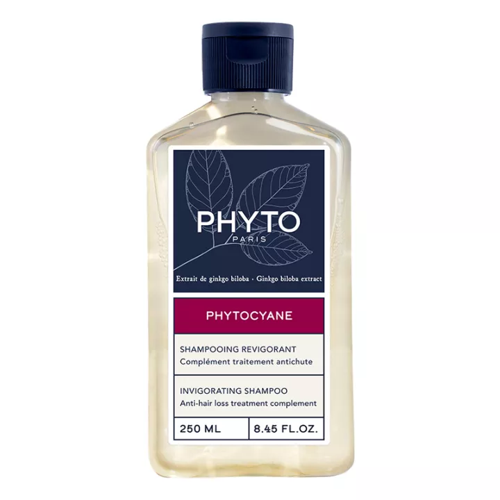 Phytocyane Champô revigorante para mulheres contra a queda de cabelo 250ml