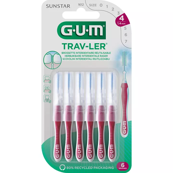 Sunstar Gum Trav-Ler Interdentale rager 1,4 mm