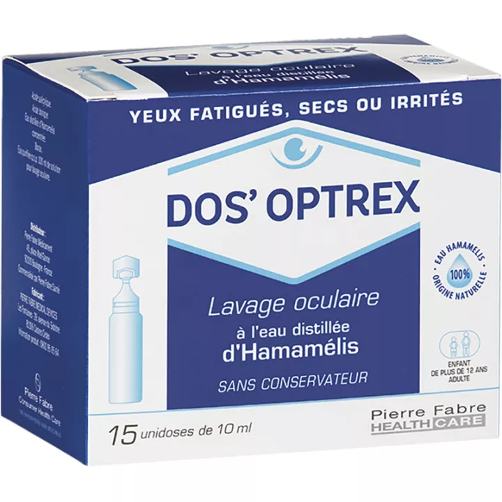 Dos'Optrex Lavage Oculaire 15 Doses