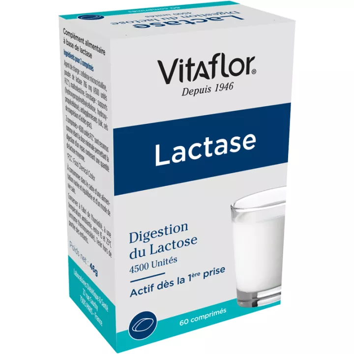 Vitaflor Lactase 4500 Eenheden 60 tabletten