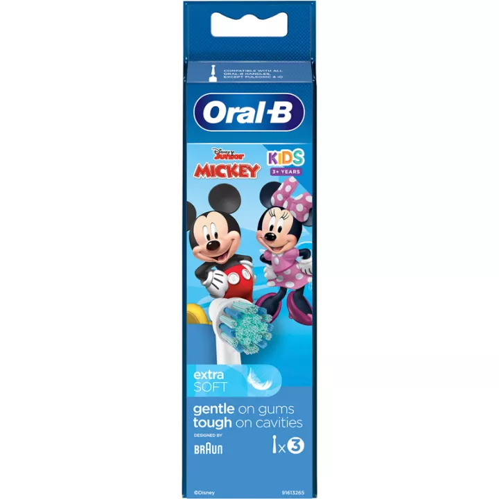 Set di 3 spazzolini Oral B Kids Extra Soft