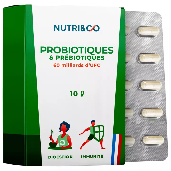 Capsule di probiotici e prebiotici Nutri&amp;Co