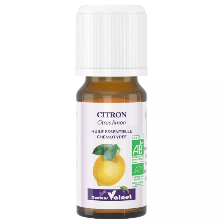 Olio essenziale di limone biologico Dr Valnet 10 ml