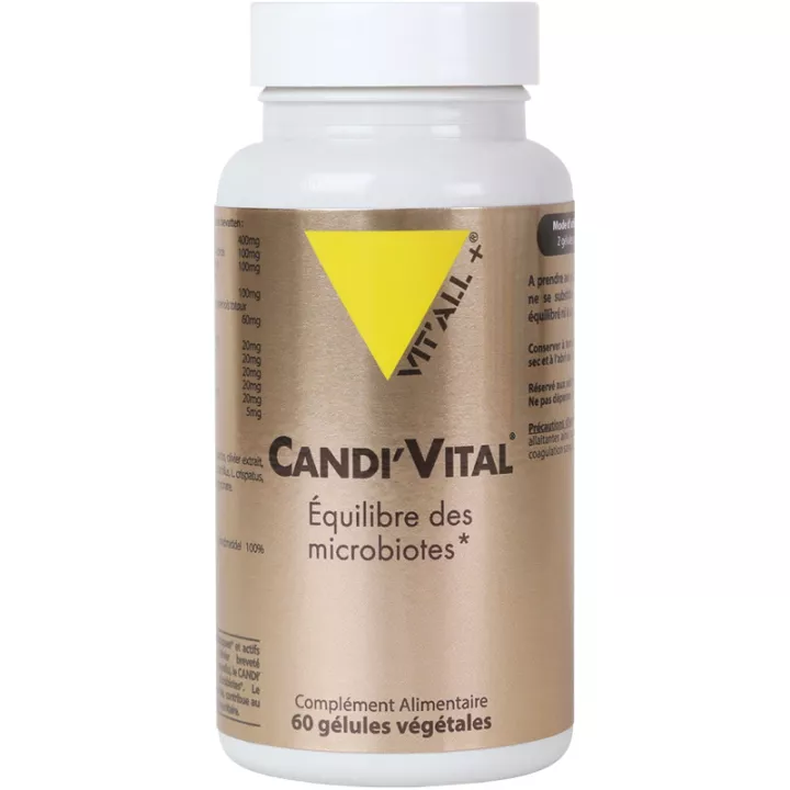 Vitall+ Candi Vital Gleichgewicht der Mikrobiota 60 vegetarische Kapseln