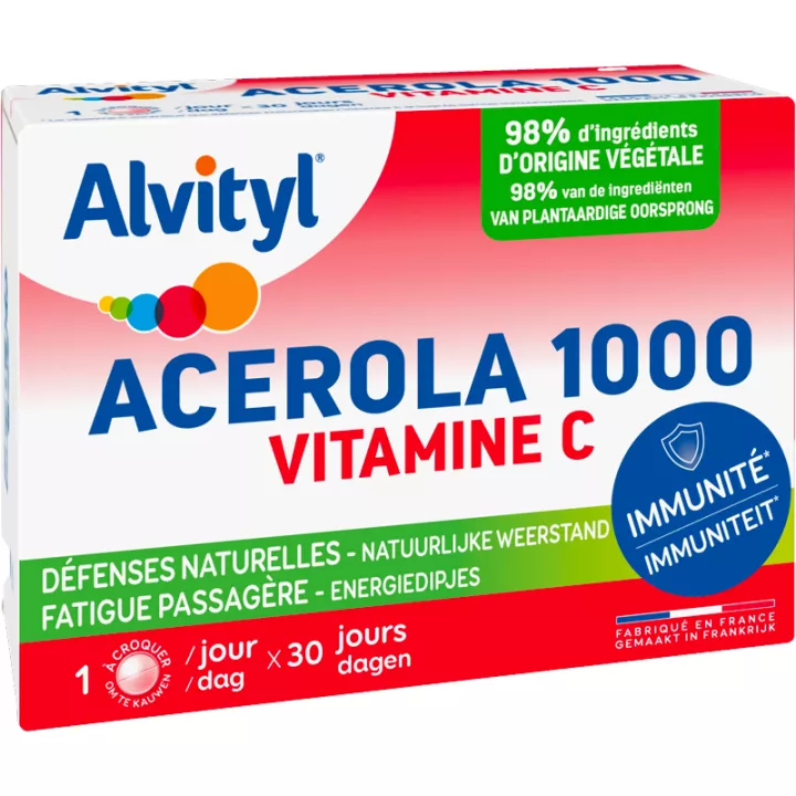 Alvityl Acerola 1000 Vitamin C 30 tablets