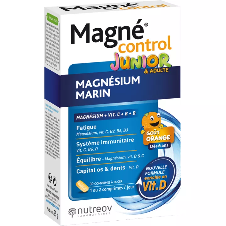 Nutreov Magne Control Junior & Adult Marine Magnesium comprimidos