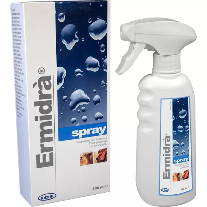 Ermidra Spray pelle secca cane e gatto 300ml