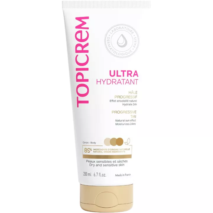 Topicrem Leche Ultrahidratante Bronceado Progresivo 200 ml