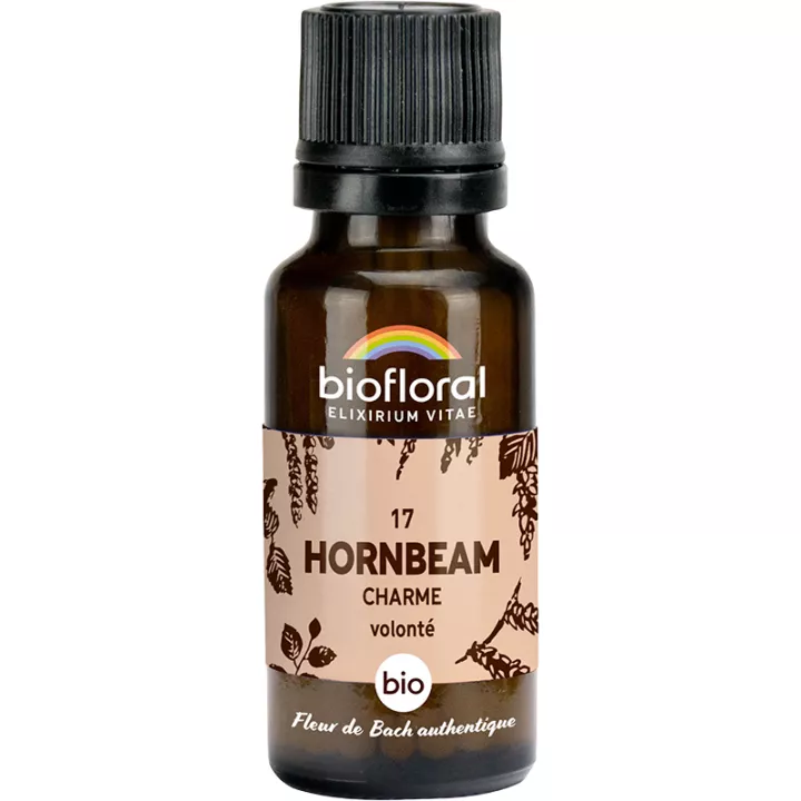 Biofloral Bach Flower Remedies 17 Hornbeam Grânulos sem álcool