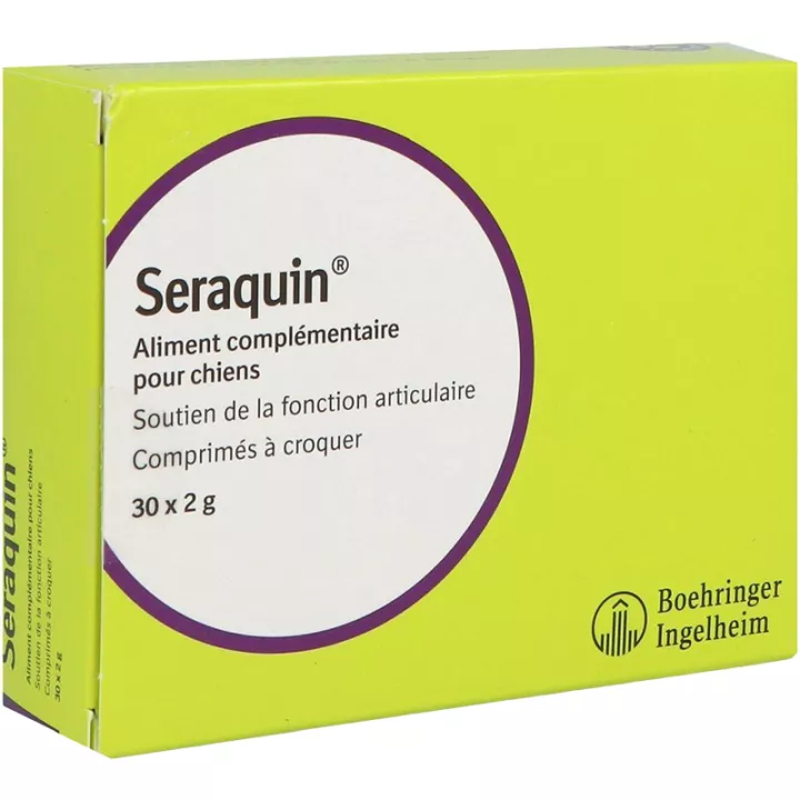 Seraquin Soutien Fonction Articulaire Chien 30 comprimés