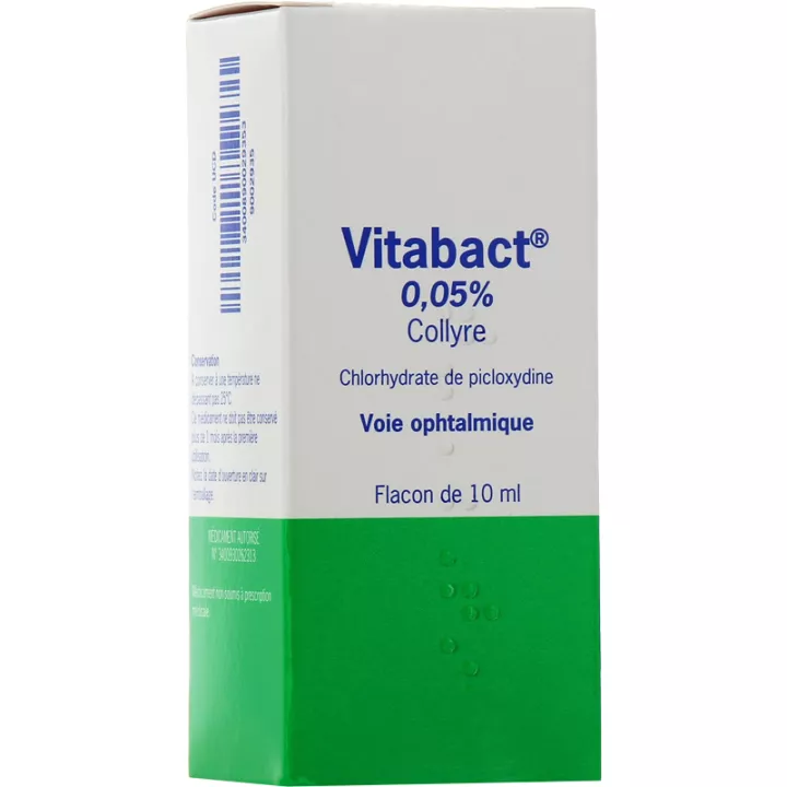 Vitabact 0,05% Antiseptische Augentropfen 10ml