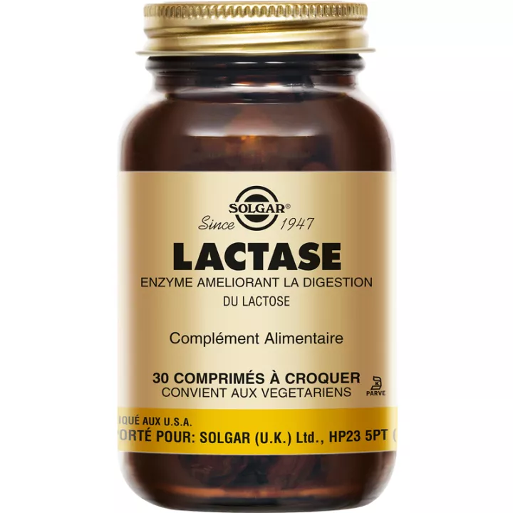 Solgar Lactase 30 comprimidos para mastigar