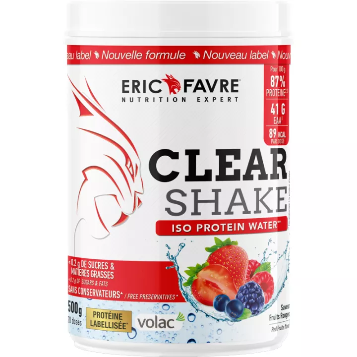 Eric Favre Clear Shake Iso Protein al gusto di acqua 500 g