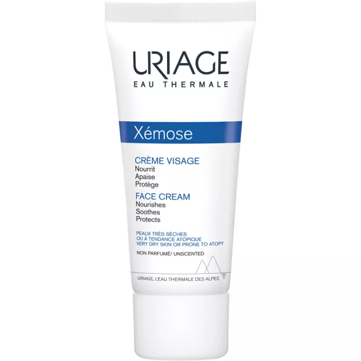 Uriage Xemose Crème Visage Nourrissante Peaux Atopiques 40 ml