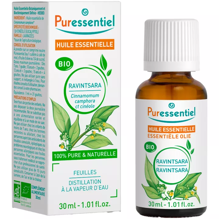 Puressentiel Huile Essentielle Bio Ravintsara