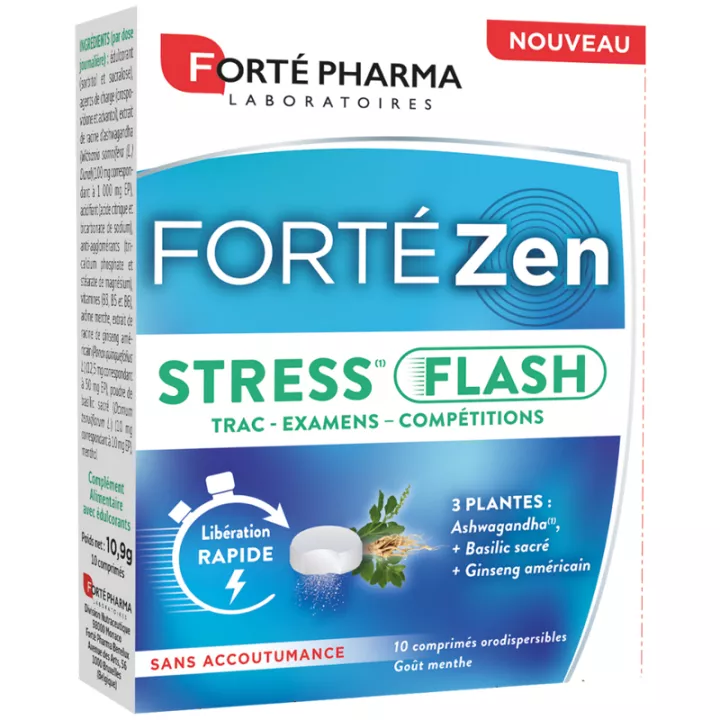 Fortezen Stress Flash 10 Comprimidos Orodispersíveis