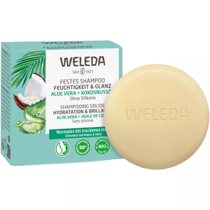 Weleda Hidratación y Brillo Champú Sólido 50 g