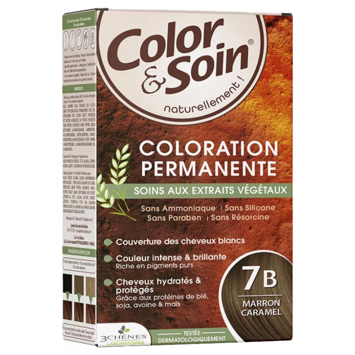 3Chênes Color & Soin Tinte permanente para cabello castaño