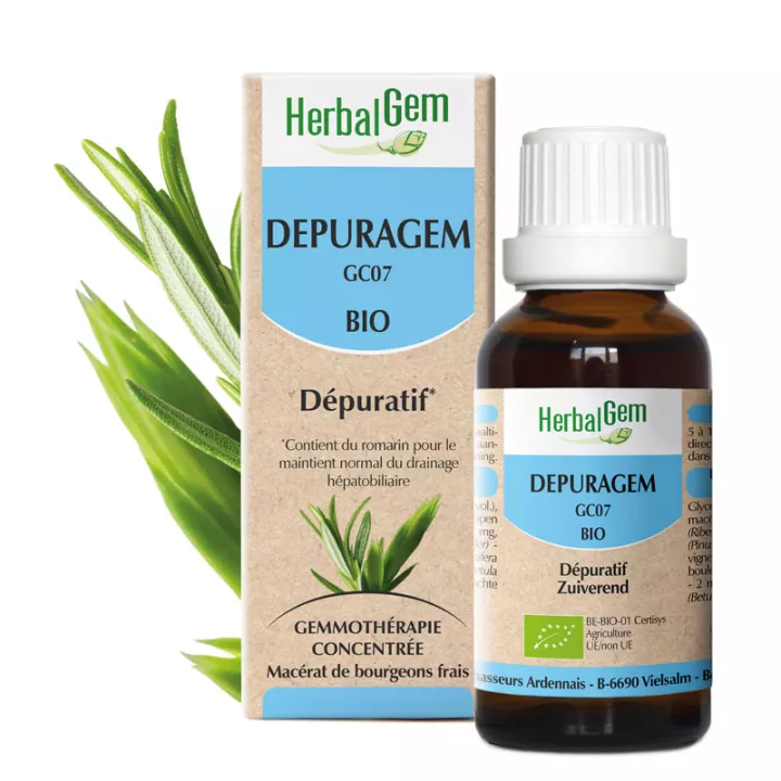 Herbalgem Complexe Dépuragem GC07 Depurativo orgânico 30 ml