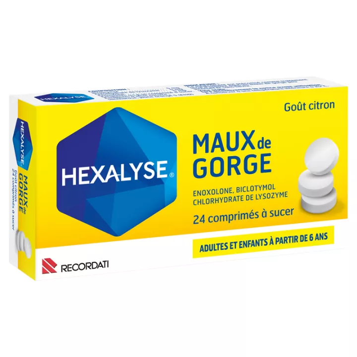 GARGANTA HEXALYSE SORE 24 pastillas