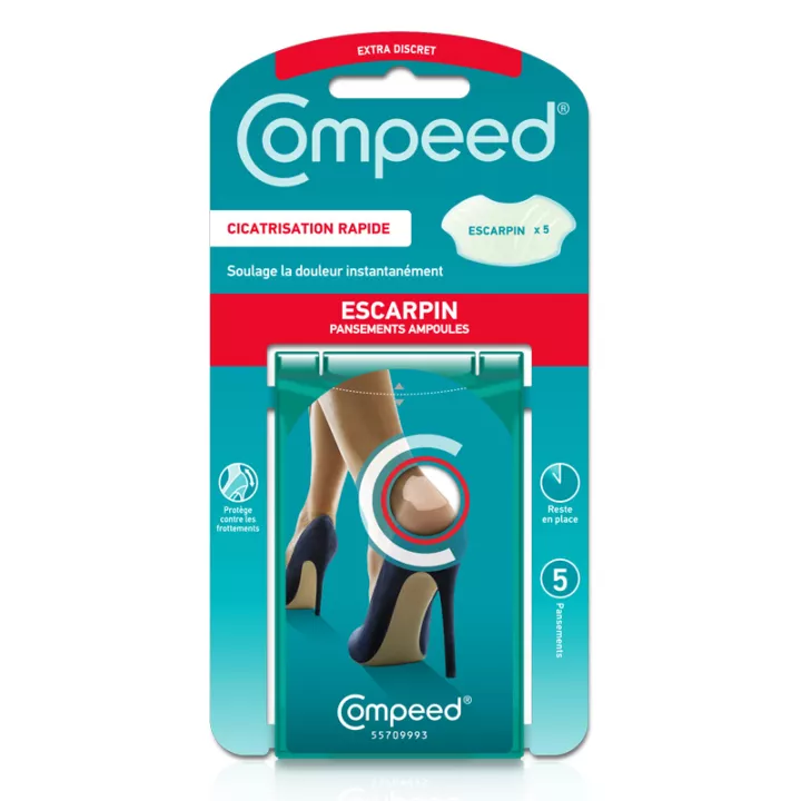 Compeed Blister on the Heel Boxes of 5 dressings Pump