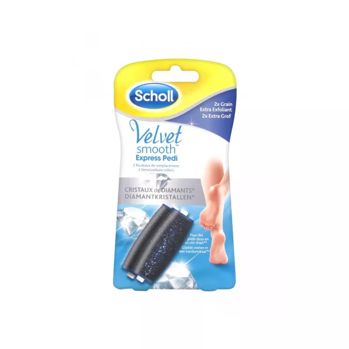 SCHOLL VELVET плавную замену рулон ЗЕРНО ЭКСТРА отшелушивающие X 2