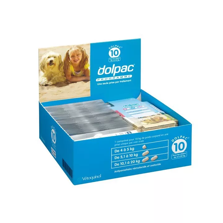 Dolpac Hund Wormer 10 (3-30 KG) 60 Tabletten