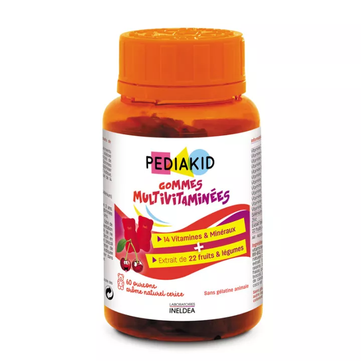 Pediakid Gummies Multivitaminés 60 Gommes