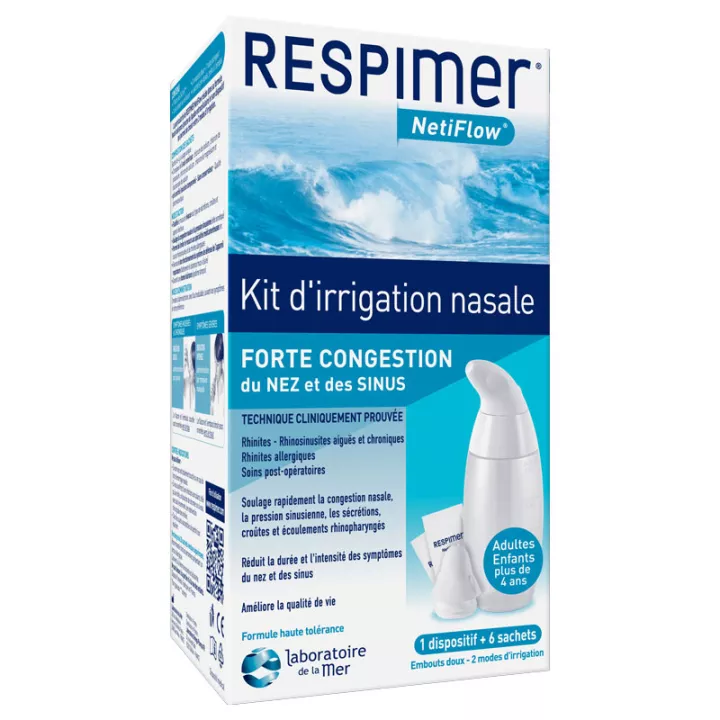 Kit de irrigación nasal Respimer Netiflow