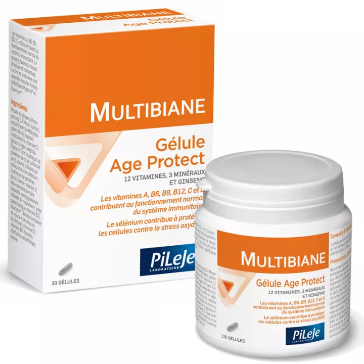 Pileje Multibiane Age Protect 120 Kapseln Multivitamin-Heilung