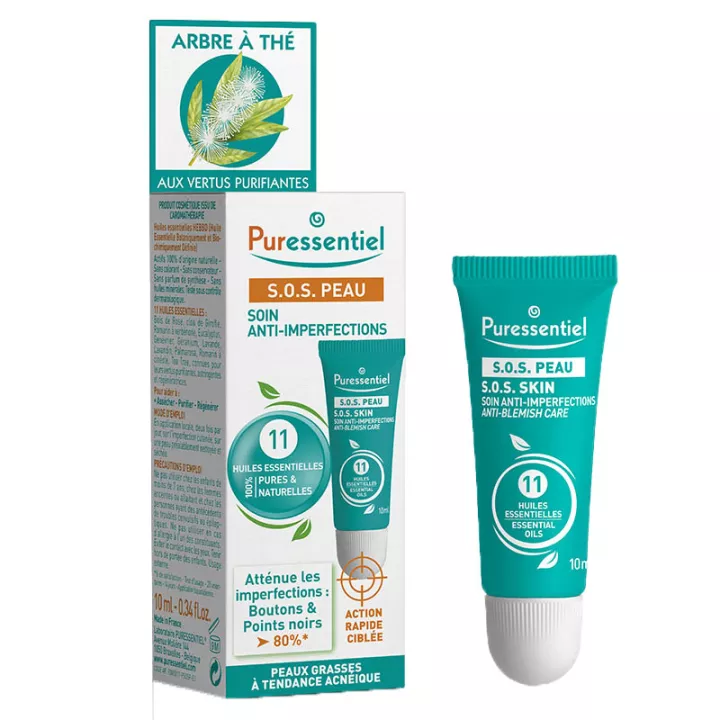 Puressentiel SOS Skin Roller con 11 aceites esenciales